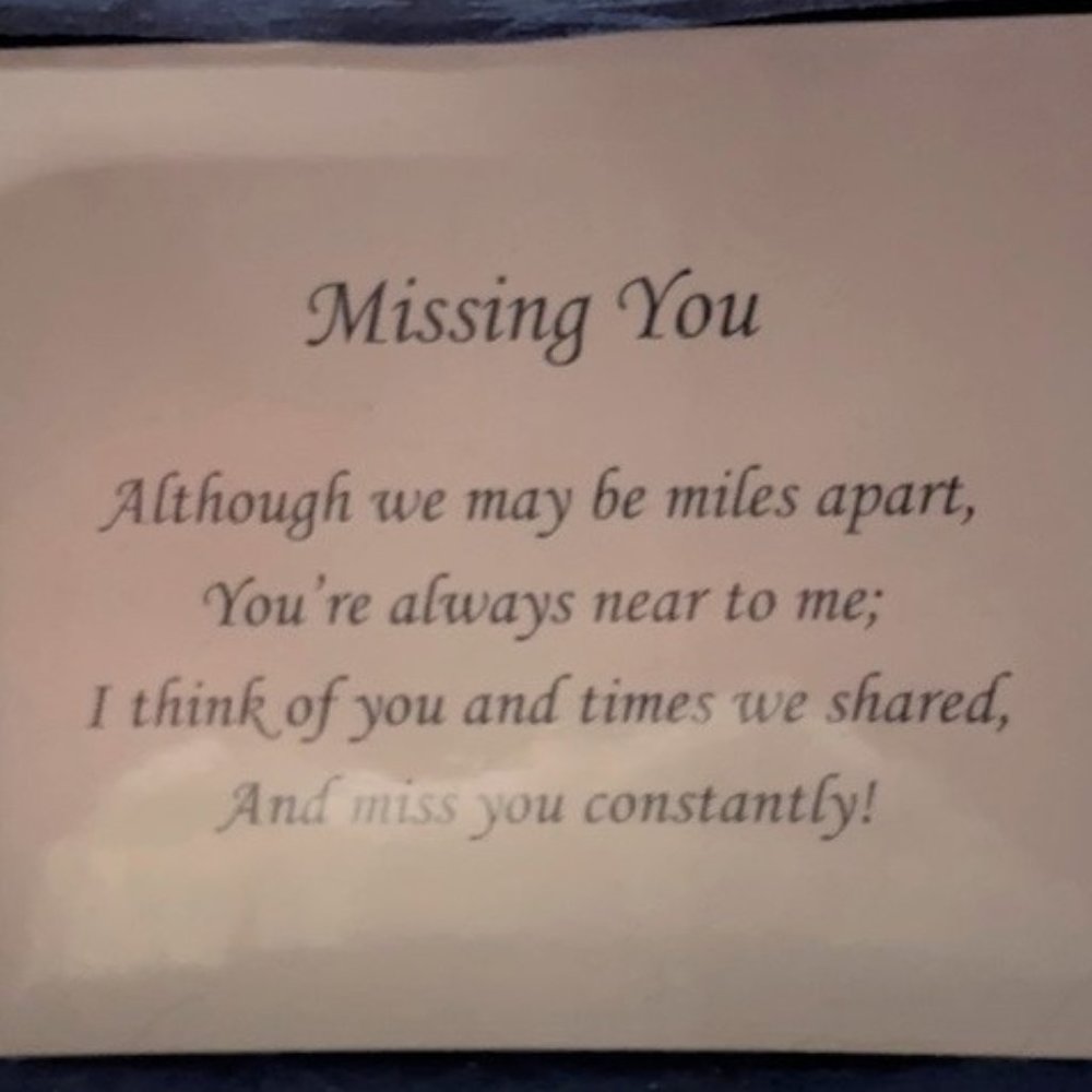 “Missing You” Shell Keepsake - Picture 3 of 3